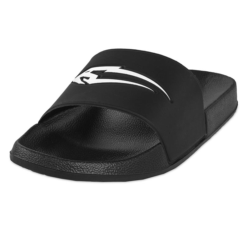 Smilodox Gym Badelatschen Classic Slipper Schwarz