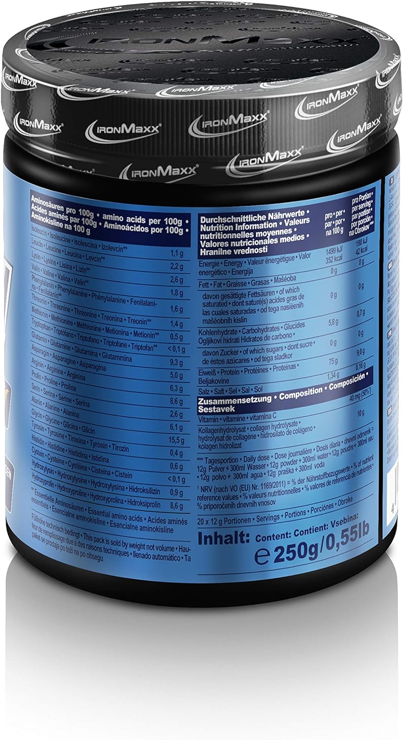IronMaxx Collagen Powder Zero (250g Dose)