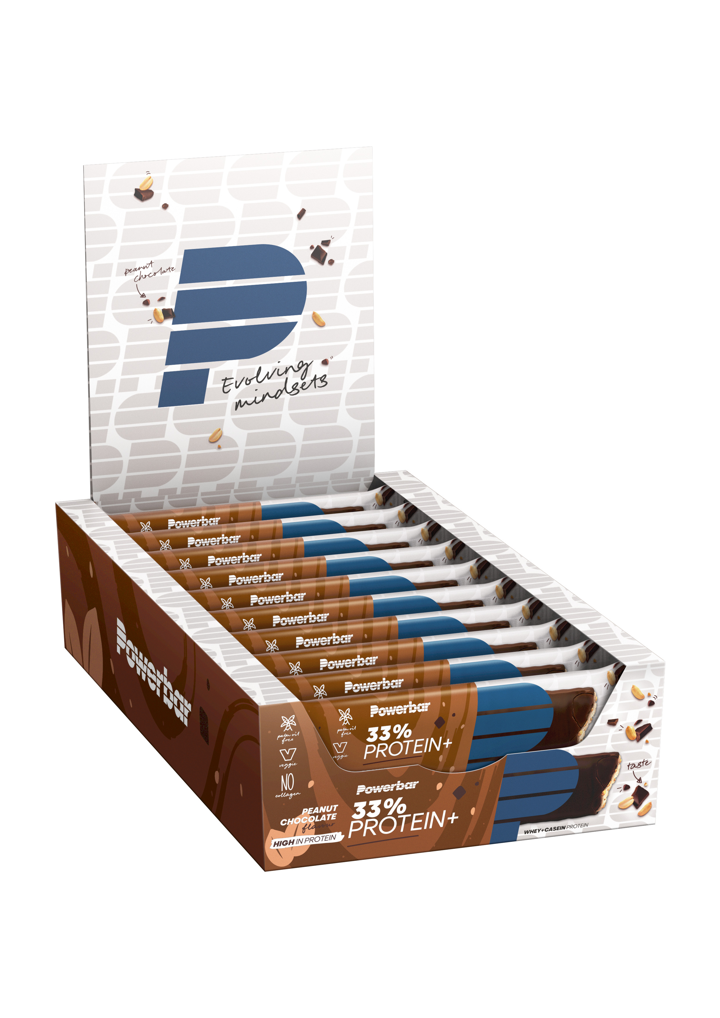 PowerBar 33% Protein Plus Bar (10 x 90g)
