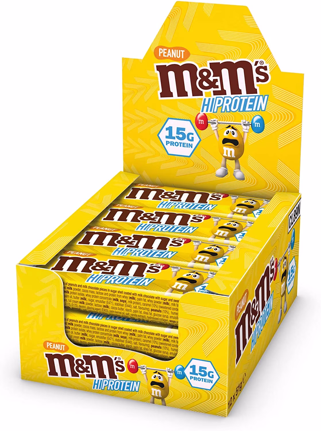 M&Ms HI-Protein Bar (12 x 51G) M&Ms HI-Protein Bar (12 x 51G)