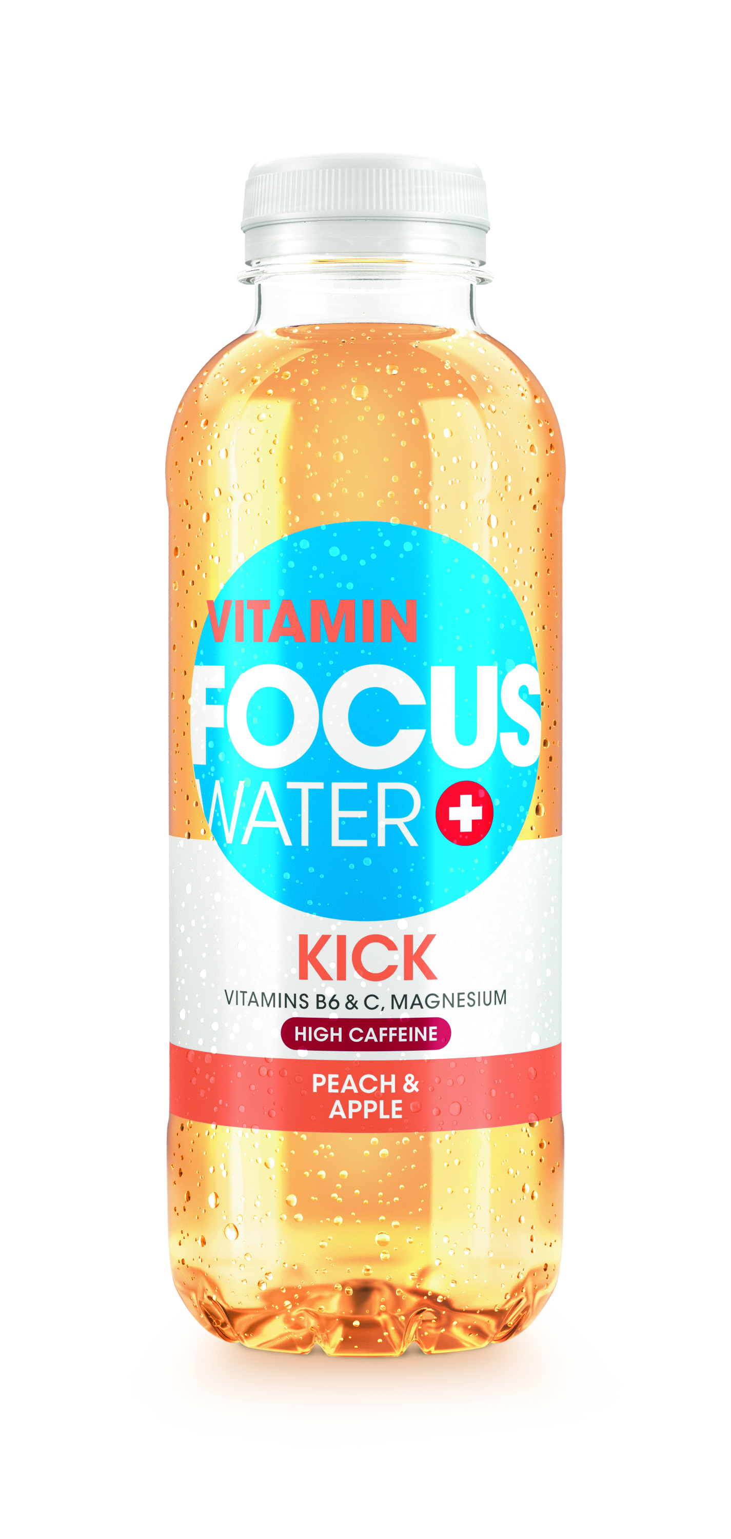 FOCUS WATER KICK Peach & Apple (500ml)