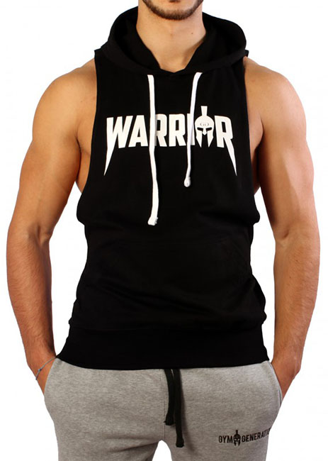 Gym Generation Warrior Muscle Tank BLACK