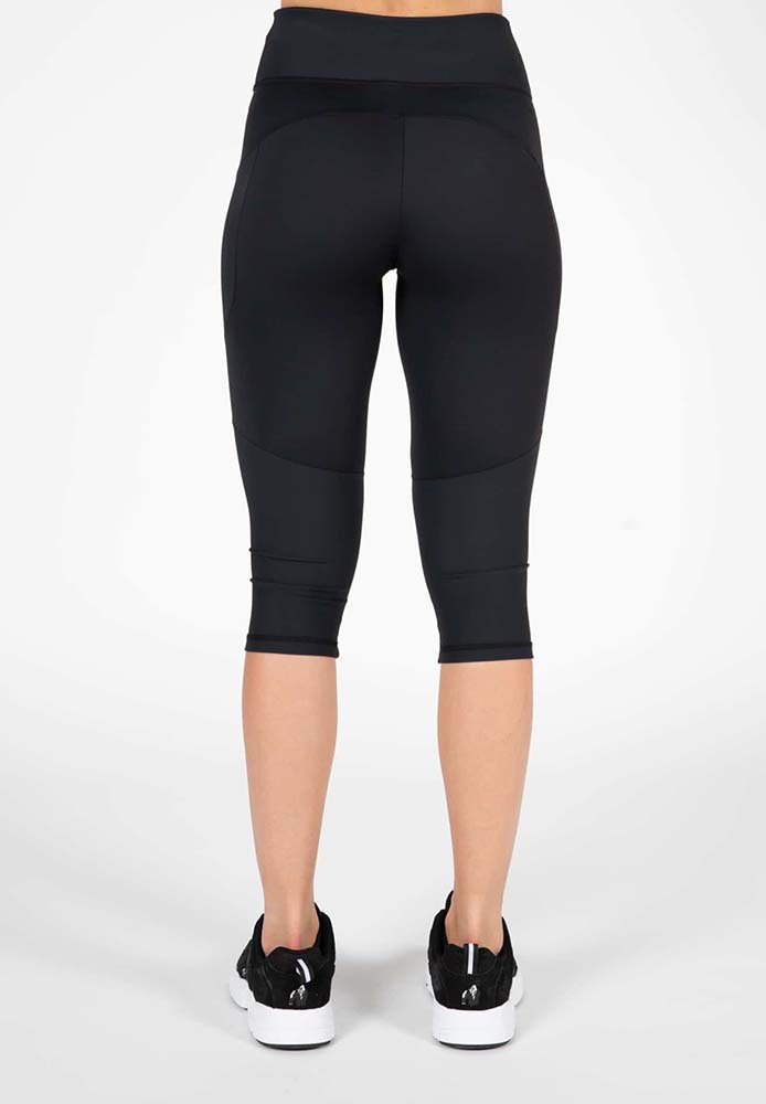Gorilla Wear Monroe Cropped Leggings 3/4 Black