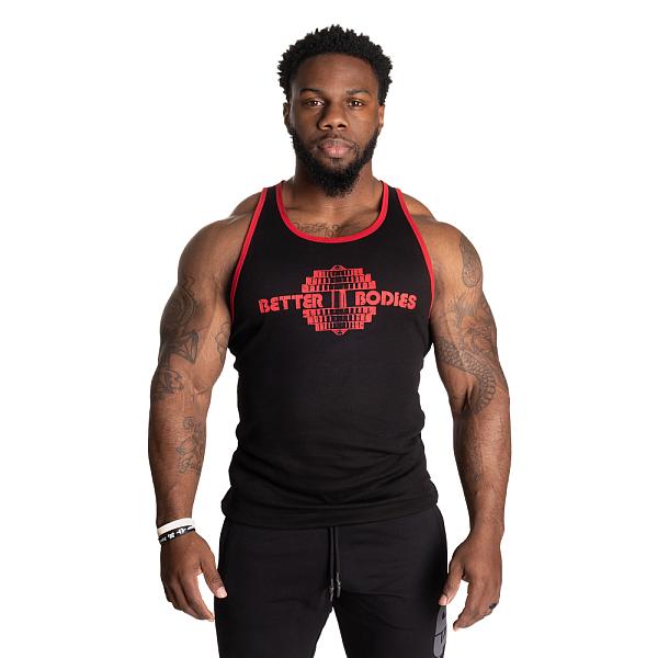 Better Bodies Bumbbell T-Back Black/Red