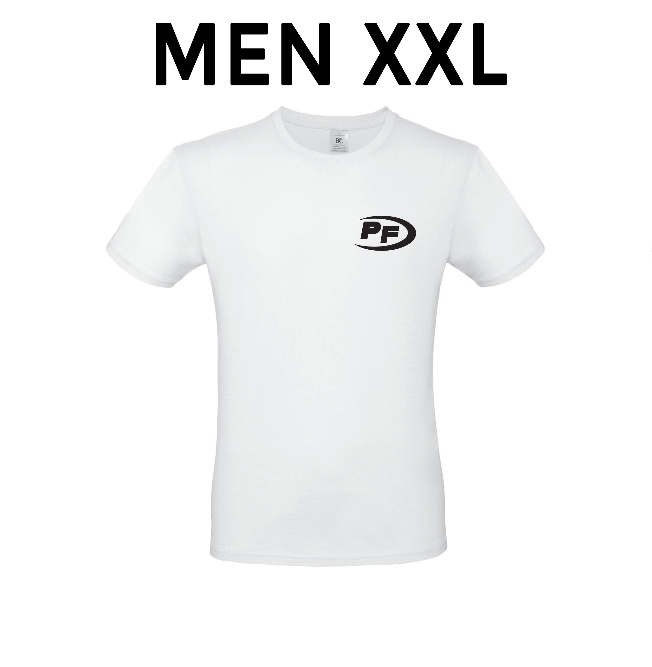 PowerFood One Basic T-Shirt White Herren