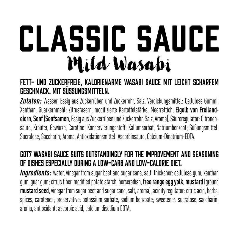 GOT7 Classic Sauce Mild Wasabi (350ml)