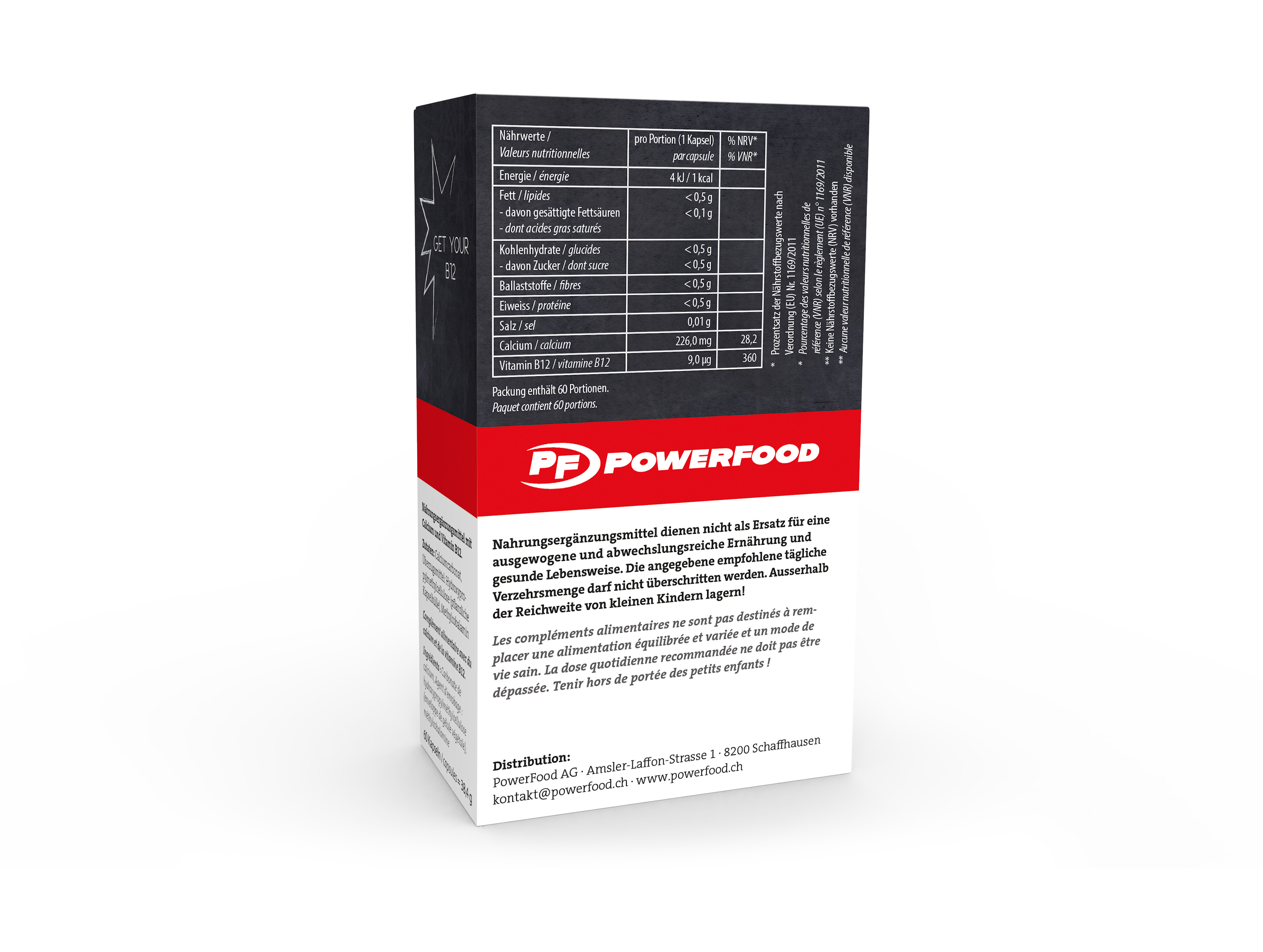 PowerFood Vitamin B12 (60 Caps)
