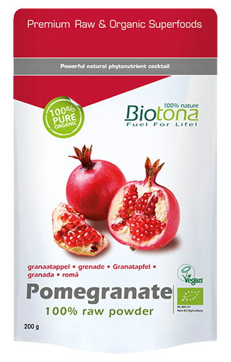 Biotona Pomegranate Raw Powder (200g Beutel)
