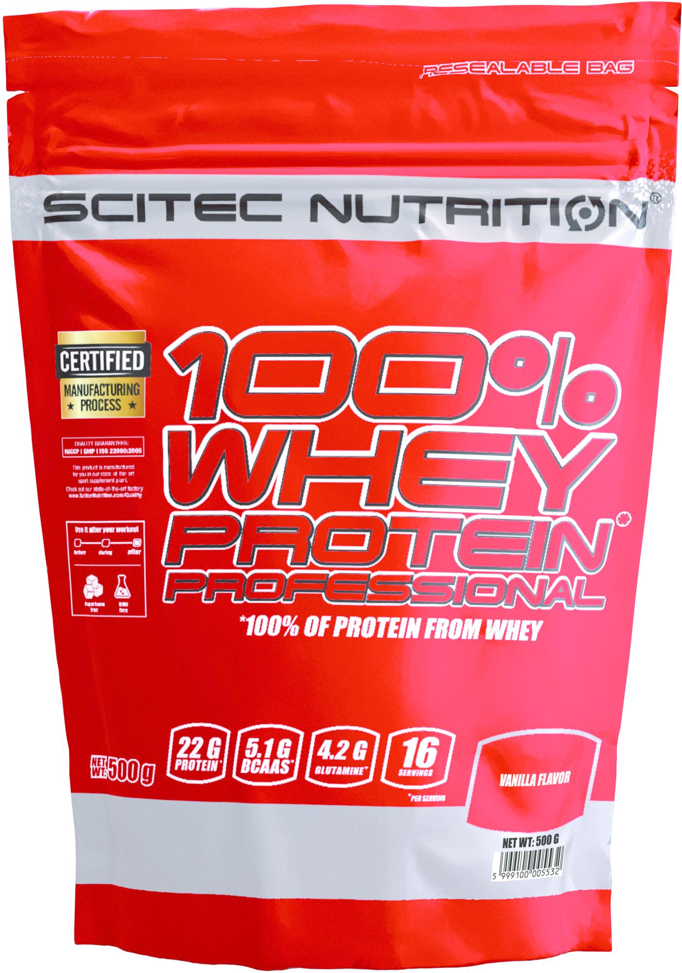 Scitec Nutrition 100% Whey Protein Professional (500g Beutel)