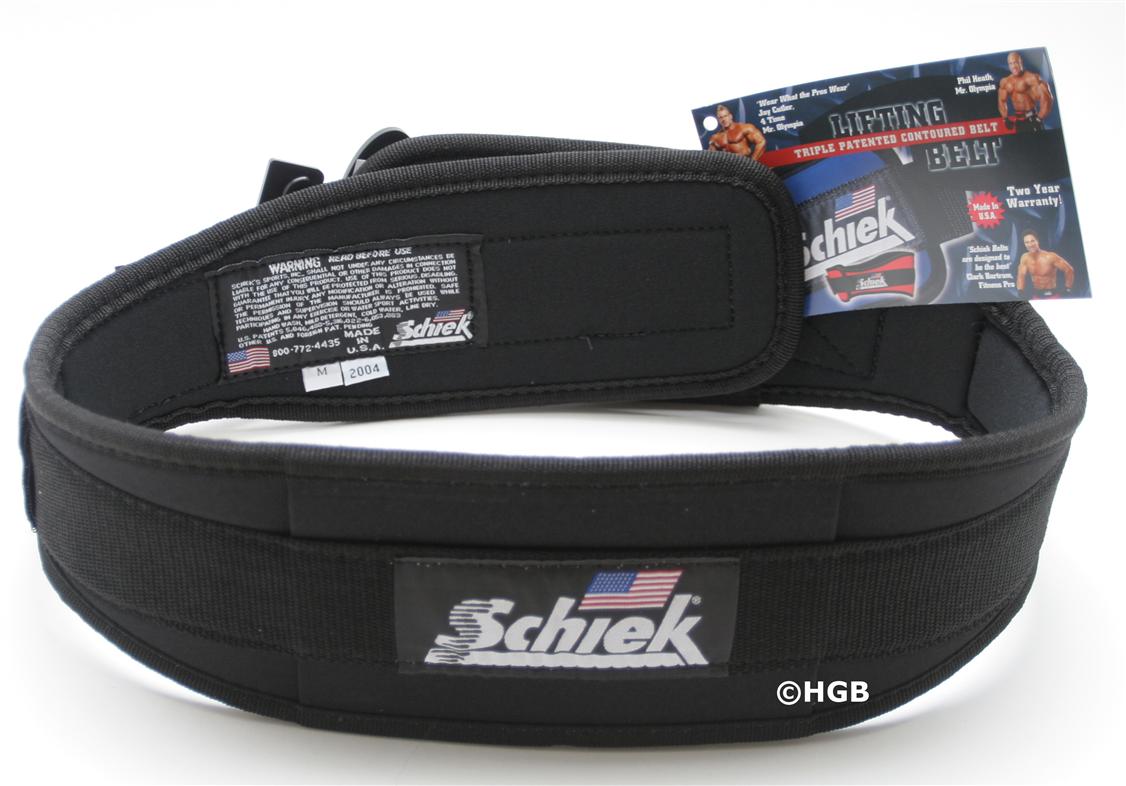 Schiek Contoured Lifting Belt Model 2004 BLACK
