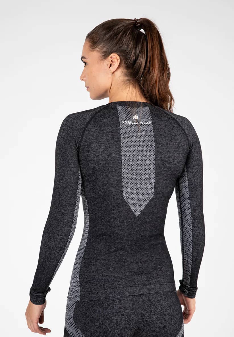 Gorilla Wear Selah Seamless Longsleeve - schwarz