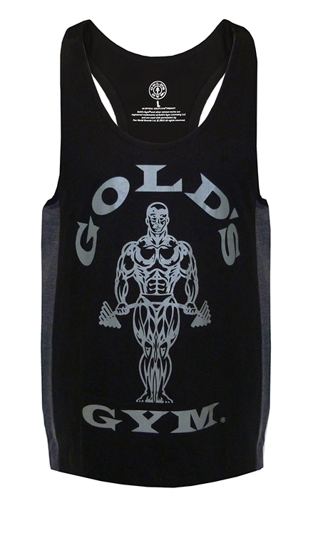 Golds Gym Muscle Joe Tonal Panel Stringer BLACK
