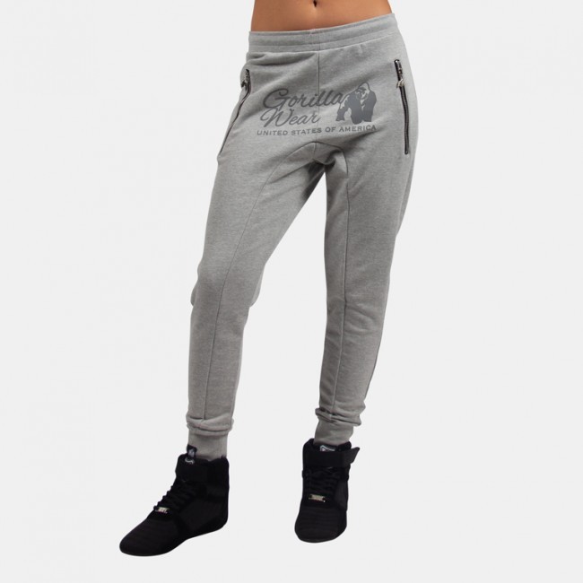 Gorilla Wear Celina Drop Crotch Joggers Grey