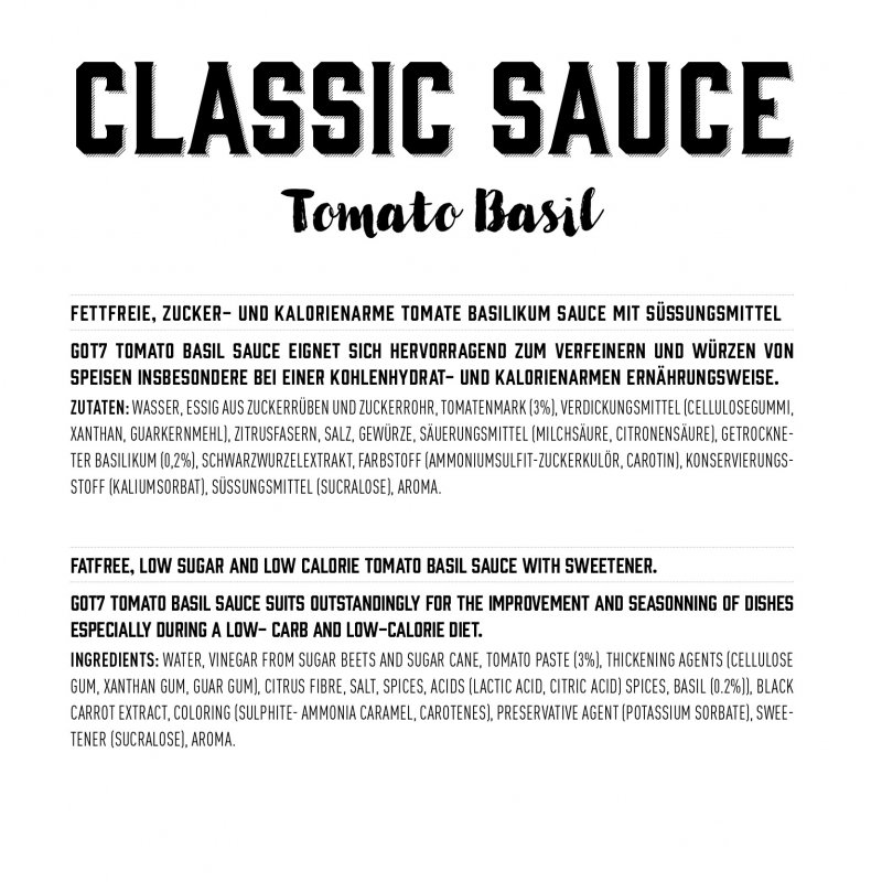 GOT7 Classic Sauce Tomato Basil (350ml)