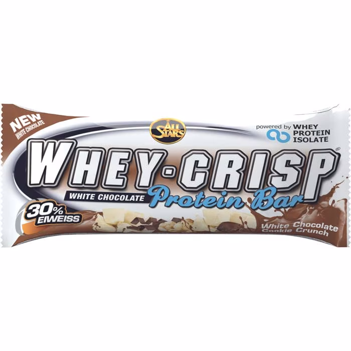 5190-17_Hauptbild-1_WheyCrisp_WhiteChoc All Stars Whey Crisp Protein Bar (50g)
