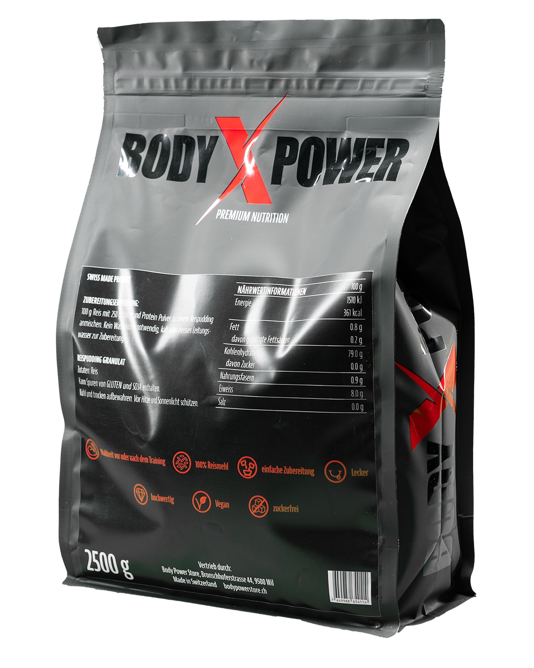 Body Power Reis Pudding (2500G Beutel)