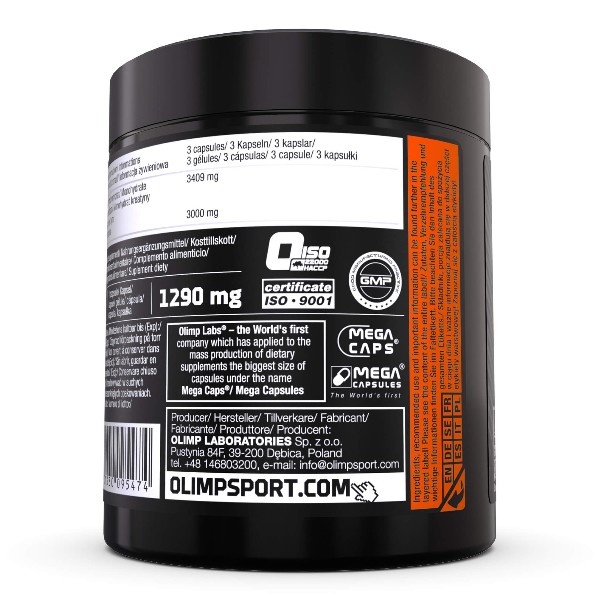 Olimp Creatine 1000 (180 Mega Caps)