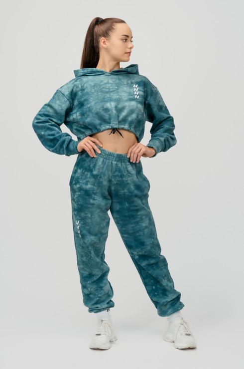 Nebbia Re-fresh Women's Crop Hoodie 591 green