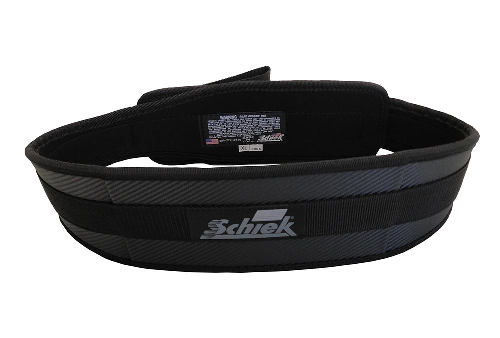 Schiek Carbon Fiber Lifting Belt Model 3006 Black