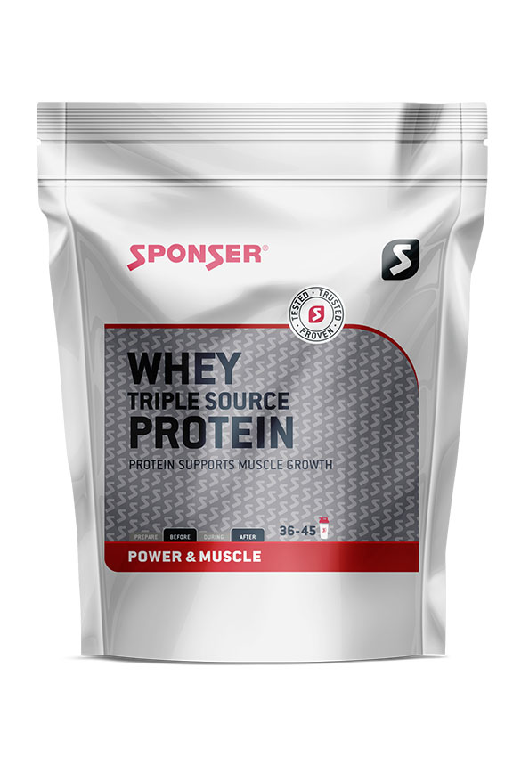 Sponser Whey Triple Source Protein (500g Beutel)