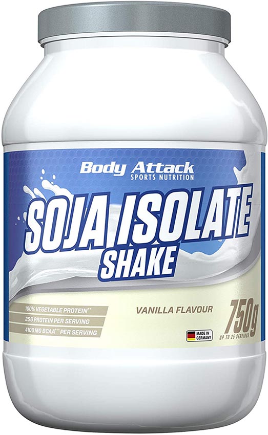 Body Attack Soja Isolate Shake (750g Dose)