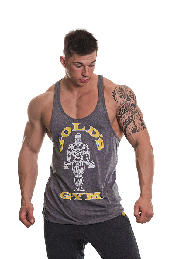 Golds Gym Classic Stringer Tank Top GREY