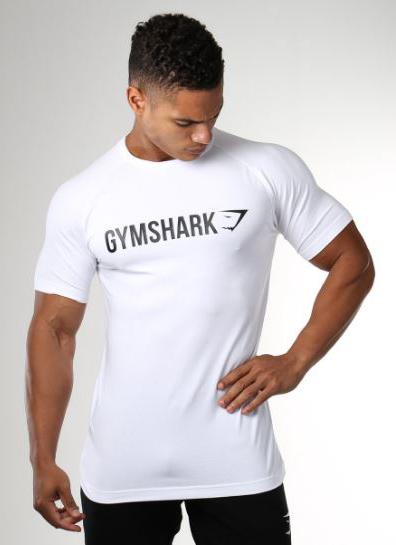 Gymshark Apollo T-Shirt WHITE, S