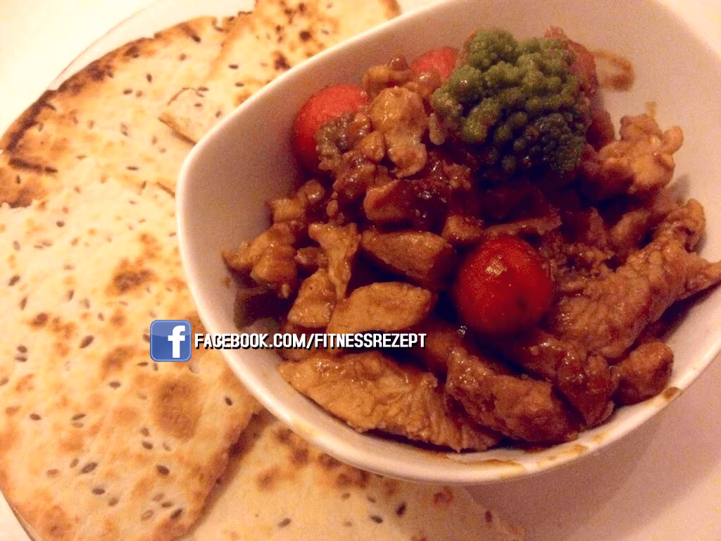 Erdnuss Thai Gemüse mit Pute