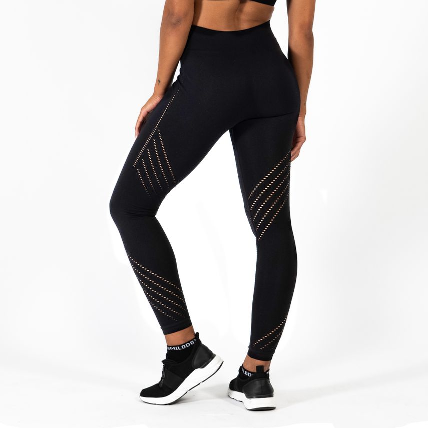 Smilodox Compression Leggings Intense Schwarz
