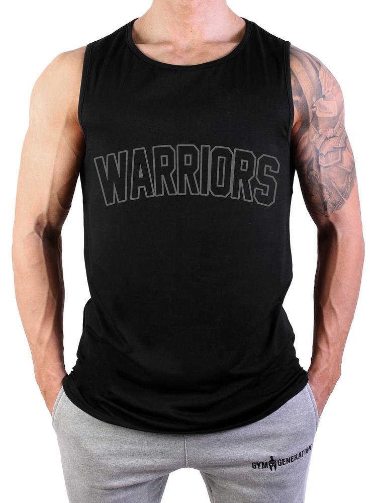 Gym Generation Warriors College Tank Top Schwarz