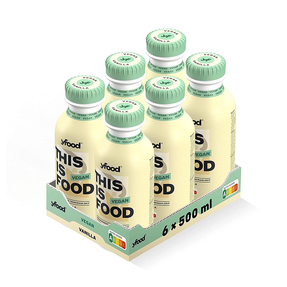 yfood Vegan Drinks - Trinkmahlzeit (6 x 500ml)