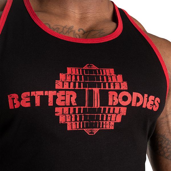 Better Bodies Bumbbell T-Back Black/Red