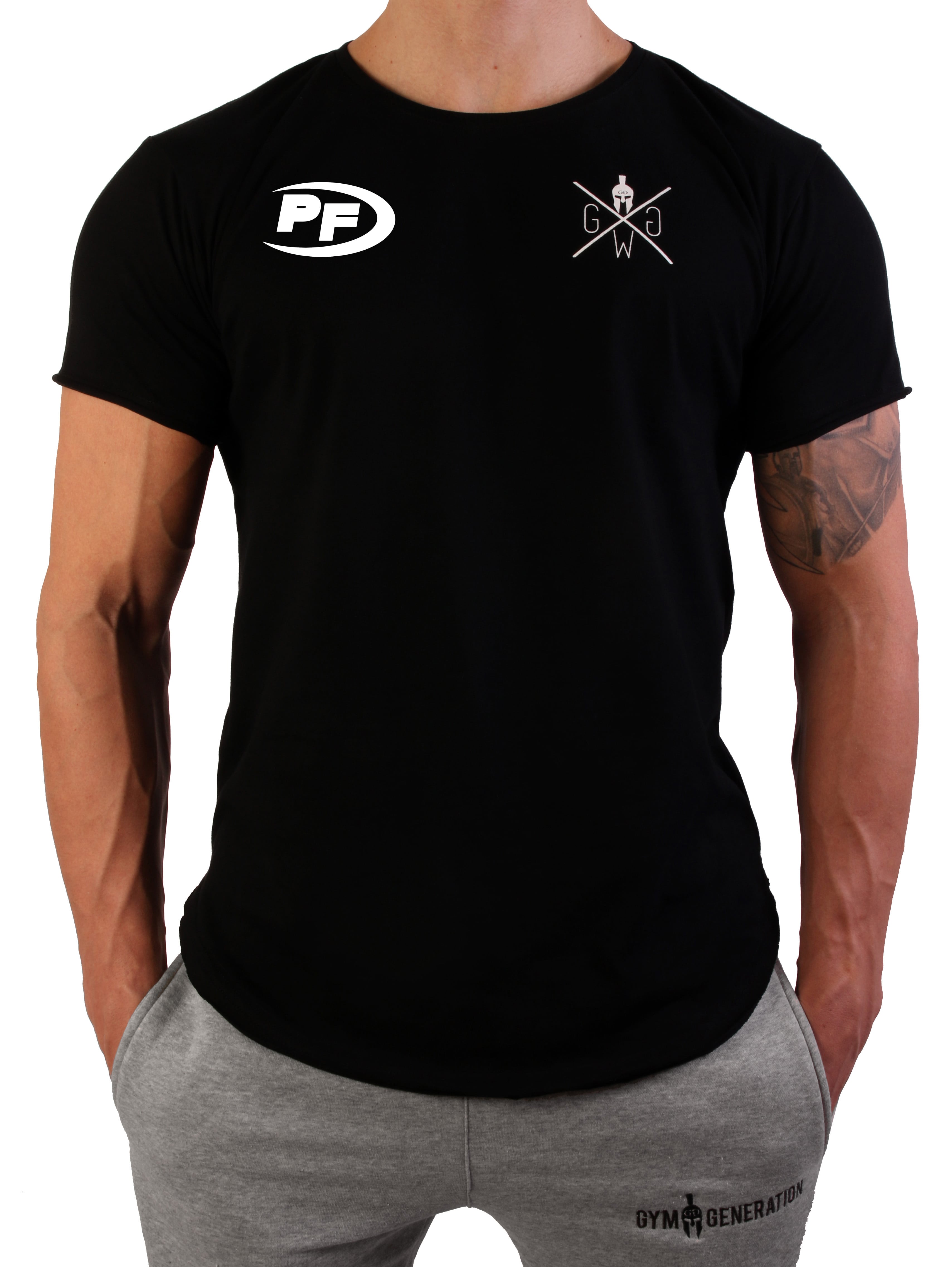 PowerFood Prime Shirt BLACK by Gym Generation