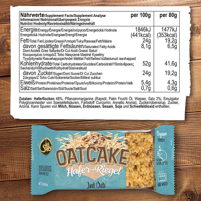 All Stars Oatcake Hafer-Riegel (80g)