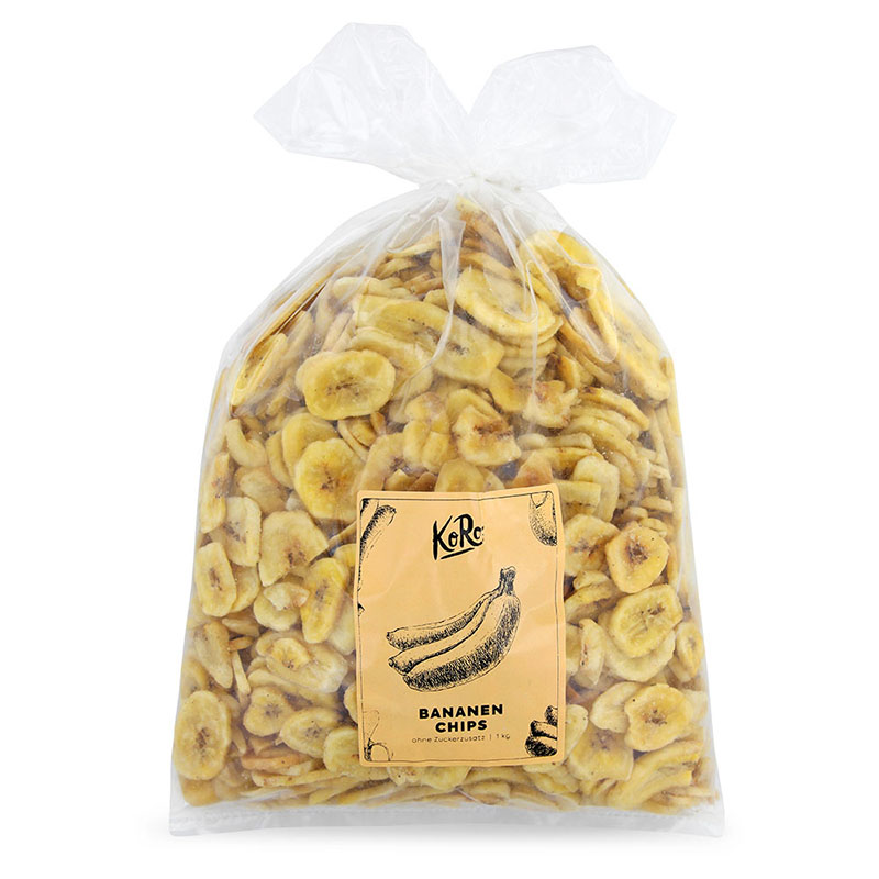 KoRo Bananenchips ohne Zuckerzusatz (1000g)