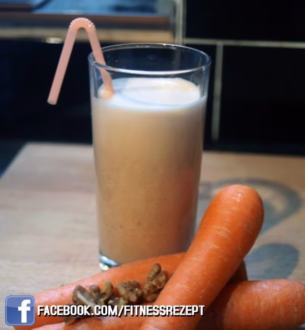 Karottenkuchen-Proteinshake Karottenkuchen-Proteinshake