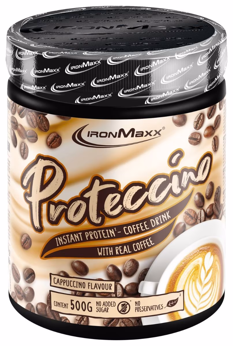 IronMaxx Proteccino Instant Protein - Coffee Drink (500G Dose) IronMaxx Proteccino Instant Protein - Coffee Drink (500G Dose)
