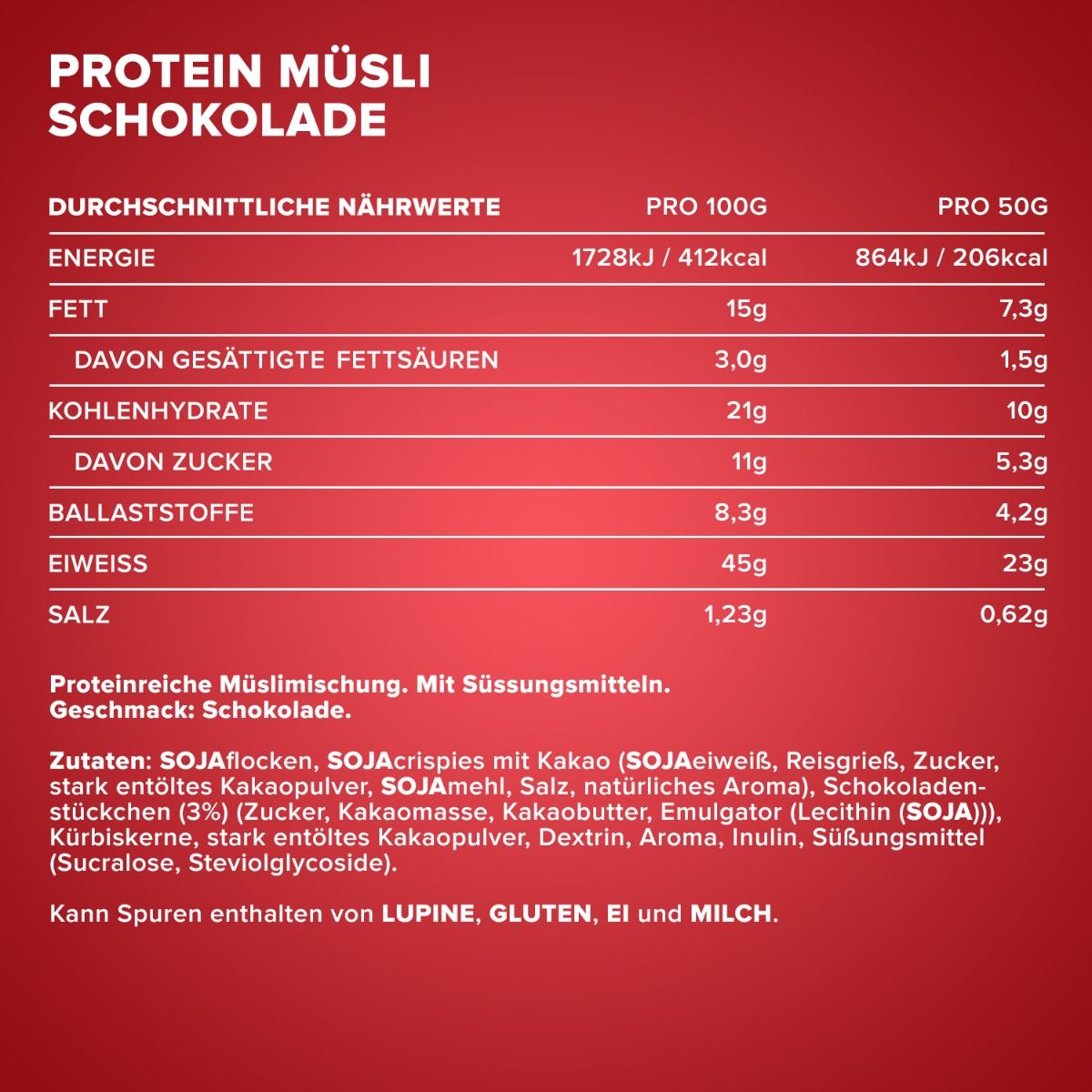 IronMaxx Protein Müsli (2000g Beutel)