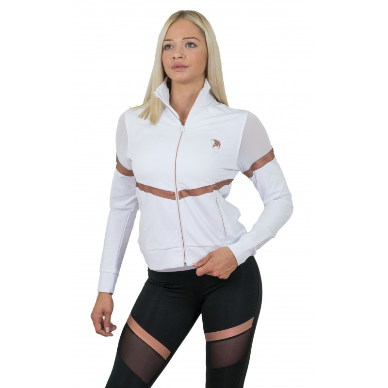 Gym Generation Mesh Jacket - WHITE