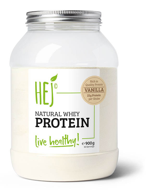 HEJ Natural Whey Protein (900g Dose)