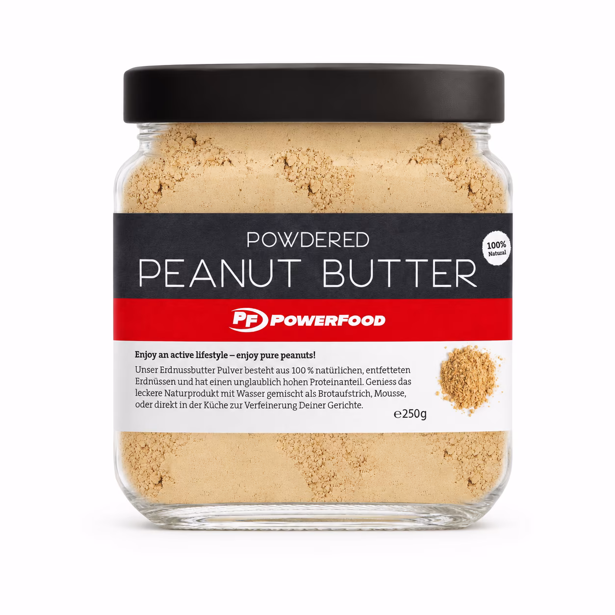 PowerFood Powdered Peanut Butter (250g Dose) PowerFood Powdered Peanut Butter (250g Dose)