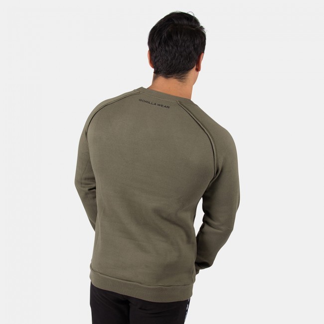 Gorilla Wear Bloomington Crewneck Sweatshirt Army Green