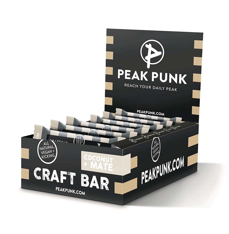 Peak Punk Organic Energy Bar (15 x 38g)