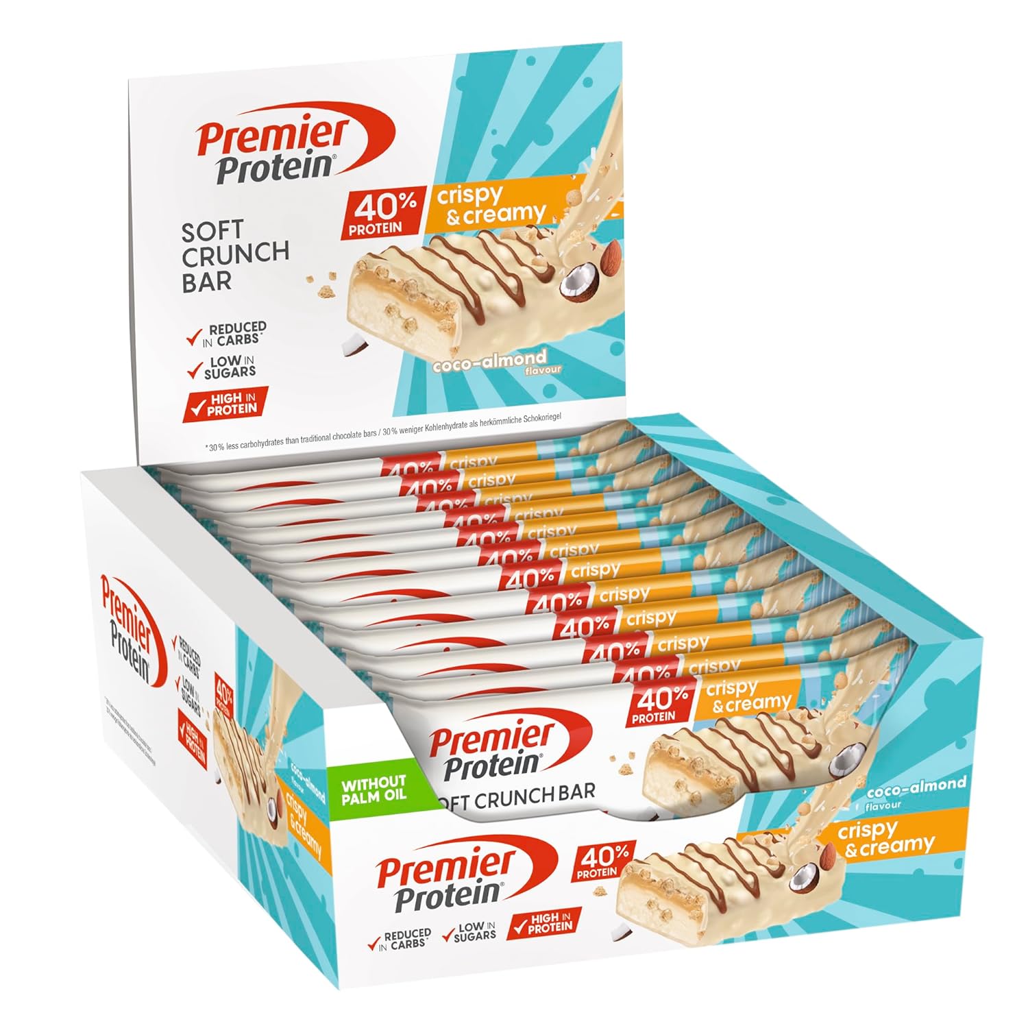 Premier Protein Soft Crunch Bar (12 x 40G)