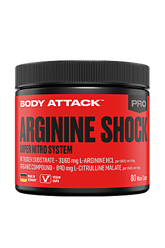 Body Attack Arginine Shock (80 Caps)