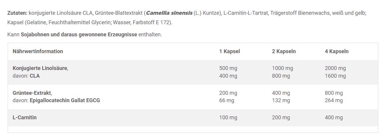 Olimp CLA & Green Tea Plus L-Carnitine Sport Edition (60 Caps)