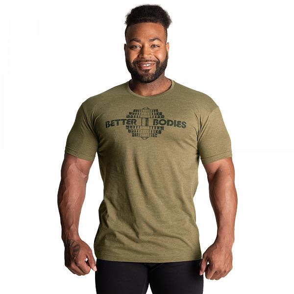 Better Bodies Recruit Tee Army Green Melange