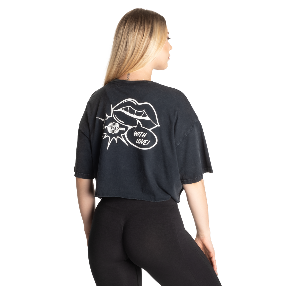 Better Bodies With Love Tee - Washed Black