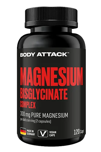 Body Attack Magnesium Bisglycinate Complex (120 Caps)