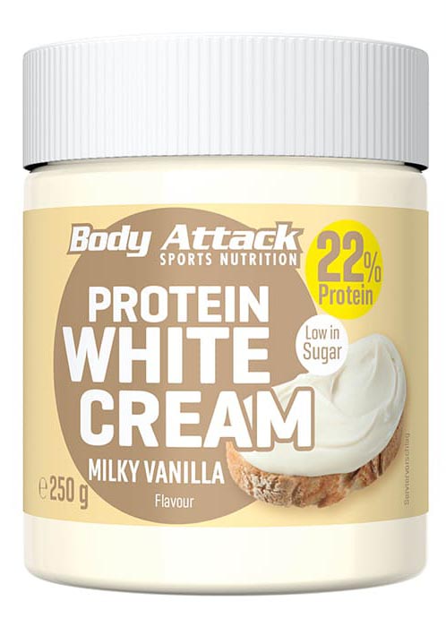 Body Attack Protein White Cream (250g)